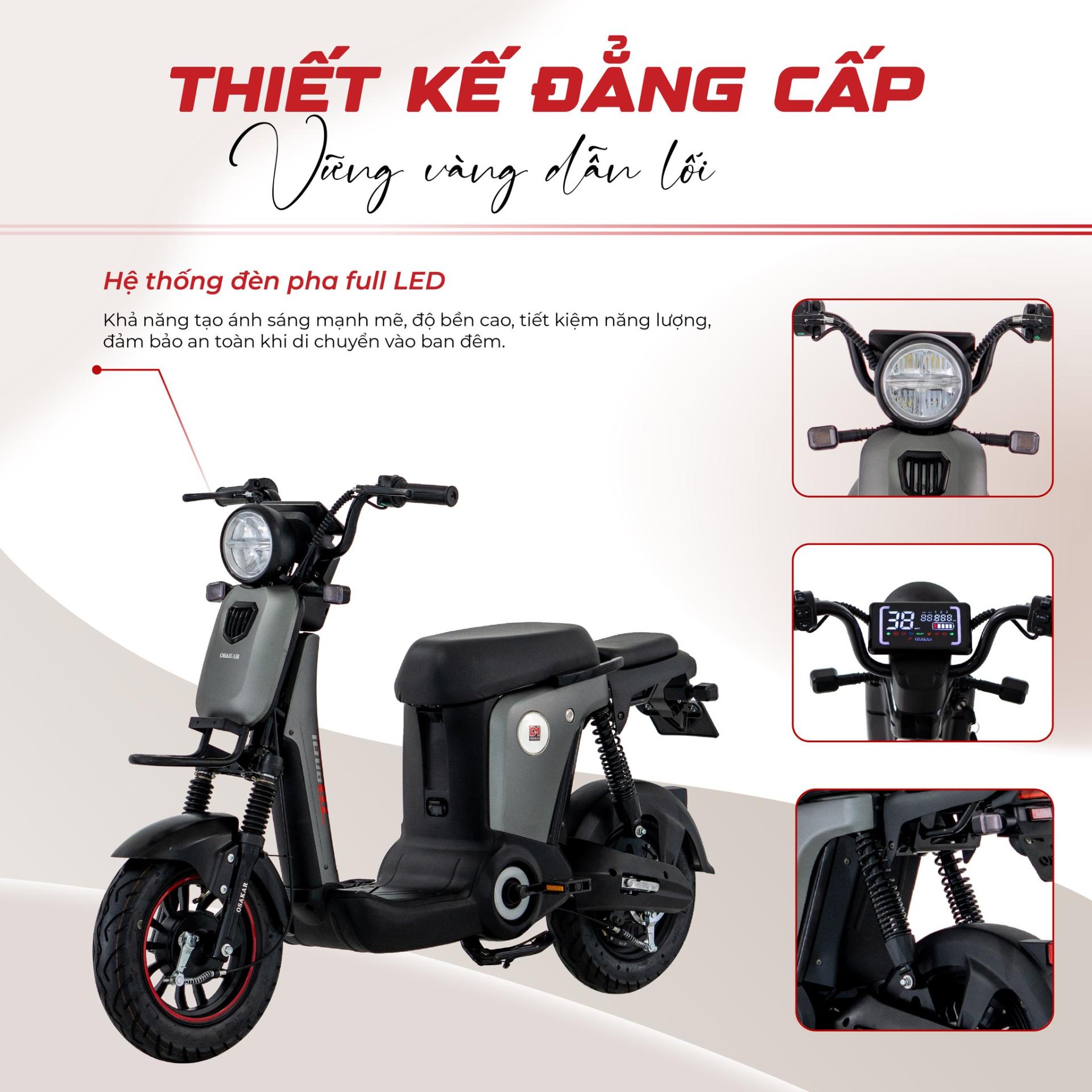 XE ĐẠP ĐIỆN OSAKAR MANDI